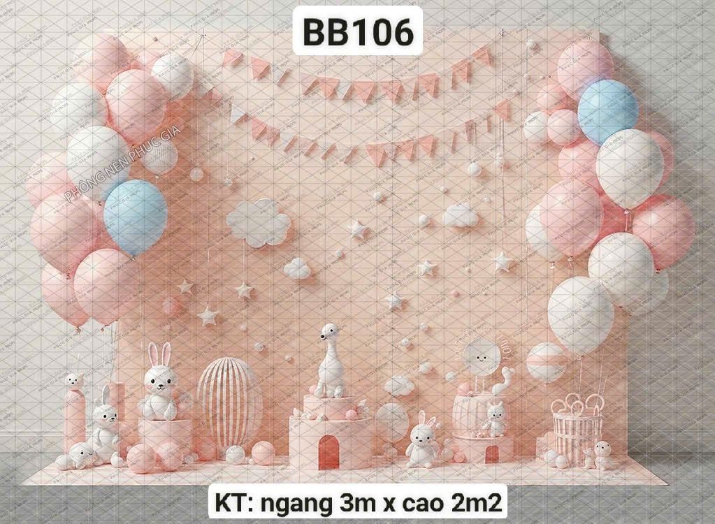  Phông Nền Sinh Nhật Khổ Lớn- BB106 