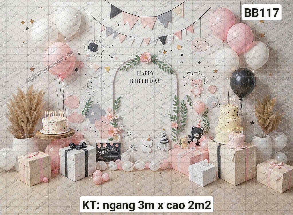  Phông Nền Sinh Nhật KHổ Lớn - BB117 