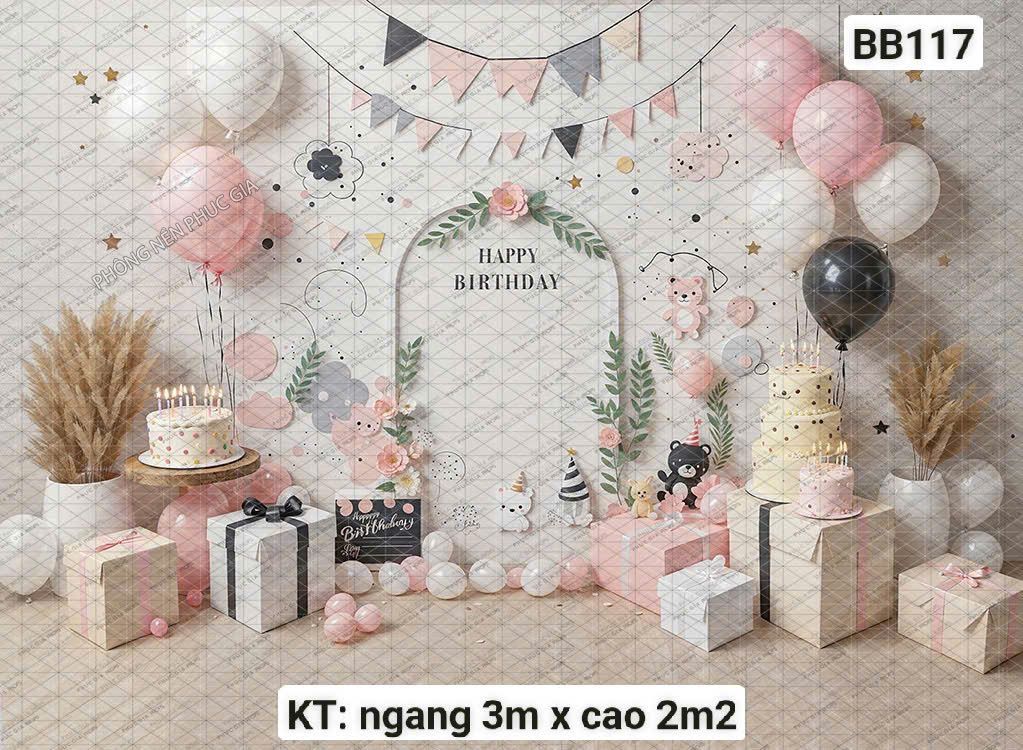  Phông Nền Sinh Nhật KHổ Lớn - BB117 