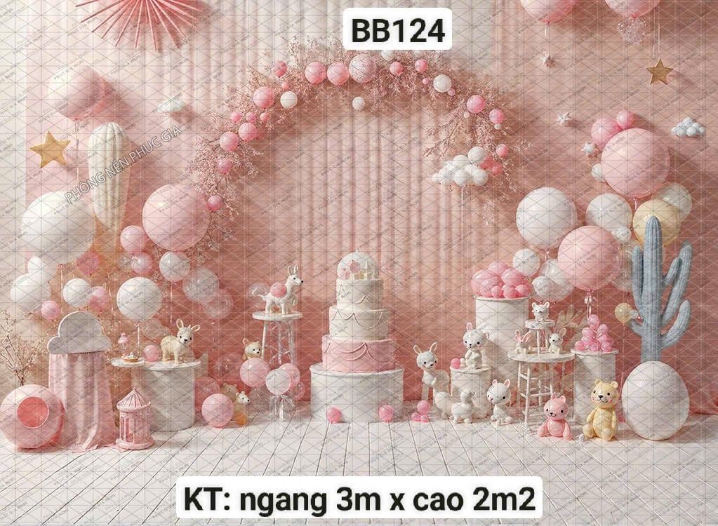  Phông Nền Sinh Nhật Khổ Lớn - BB124 