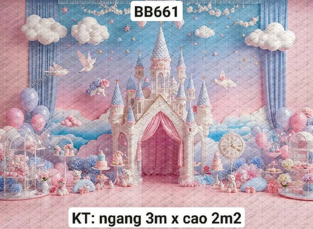  Phông Nền Sinh Nhật KHỔ LỚN - BB611 