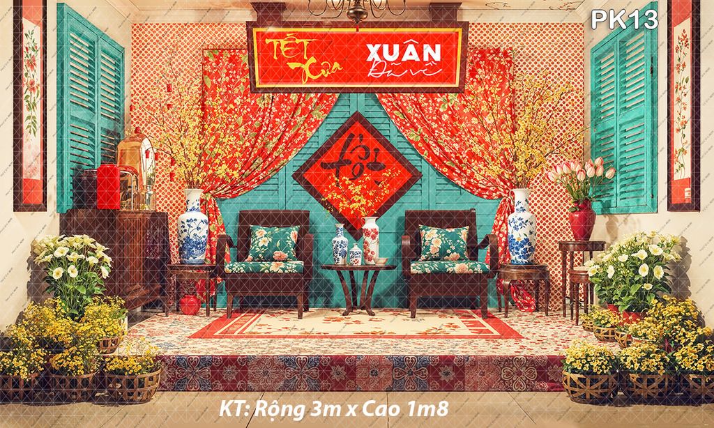  Phông Tết  PK13 