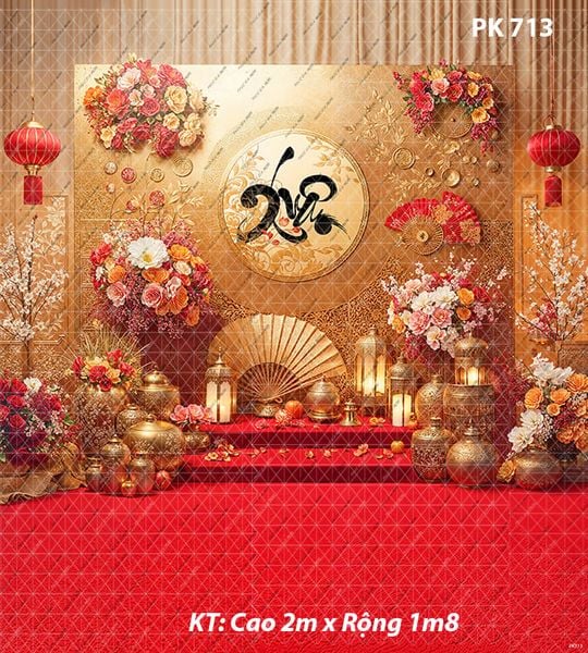  Phông Tết  PK713 