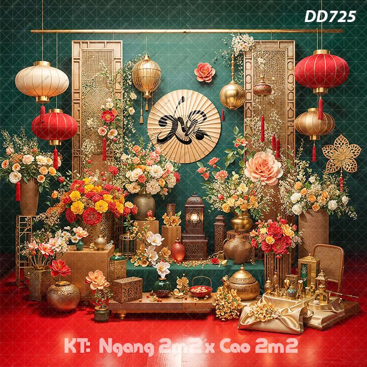  Tiểu Cảnh Tết  DD725 