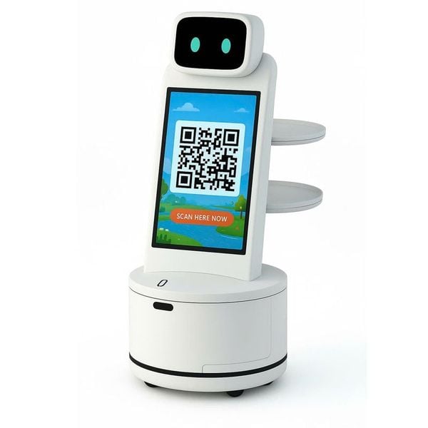 Robot giao hàng, phục vụ, giao tiếp tư vấn lập trình AI theo yêu cầu Probot A1