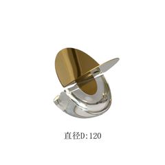 Quả Cầu Đá Cẩm Thạch Trắng Hình Học