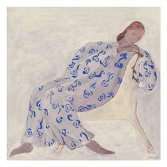 Bộ 5 Tranh Trừu Tượng Blue & Rose – Artistic Mood