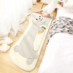 Thảm Lông Cừu Dáng Động Vật Thiết Kế Dài Trang Trí Chân Ghế Sofa Chân Giường