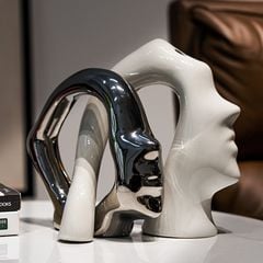 Lọ Hoa Song Diện Hiện Đại – Dual Face Art Vase