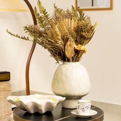 Bình Hoa Bụng To Wabi Sabi Kiểu Pháp