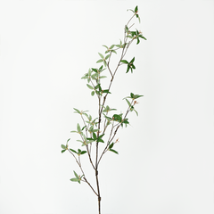 Cành Lá Quả Giả Uốn Dáng Wabi Sabi 110cm