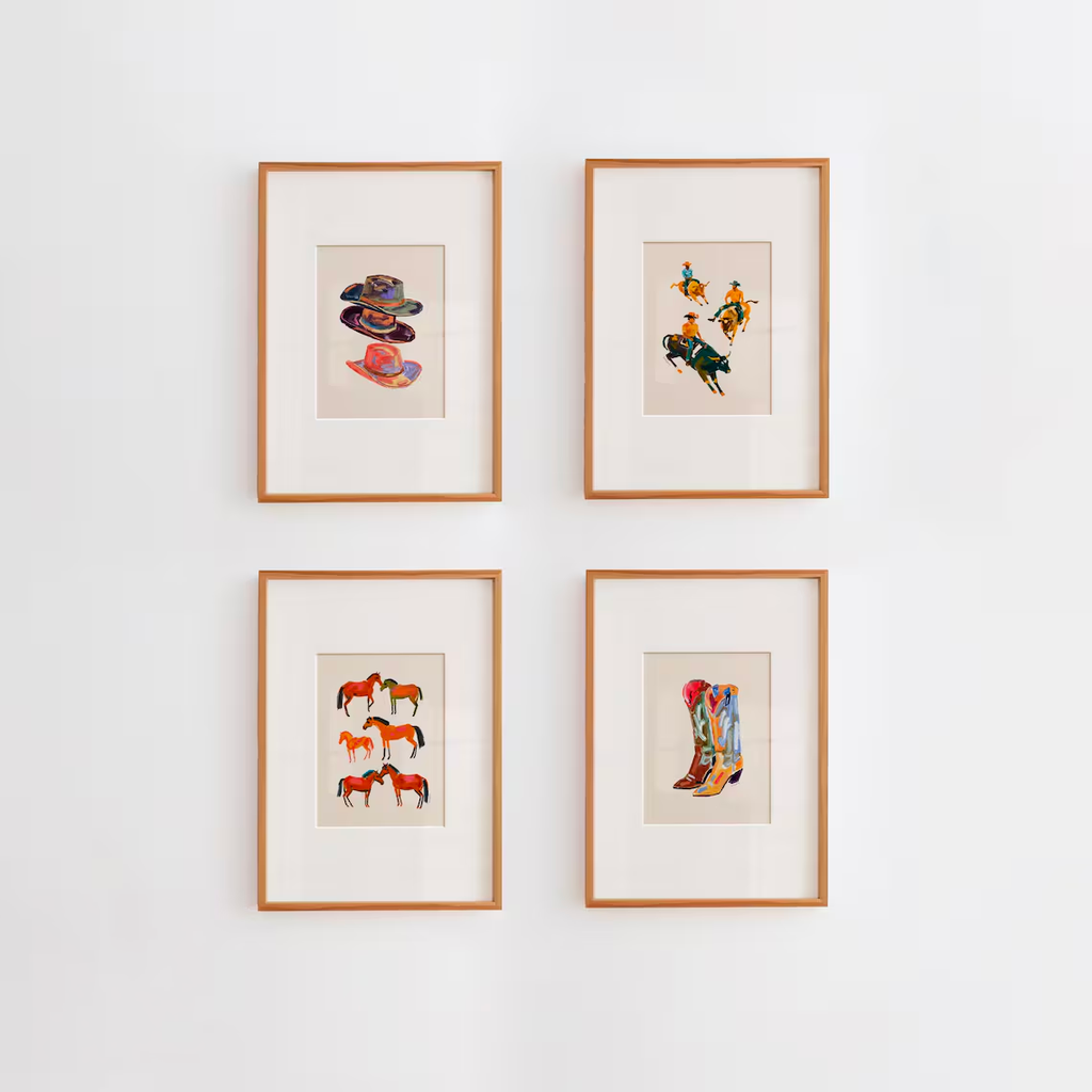 Tranh Treo Tường Wild West Cowboys