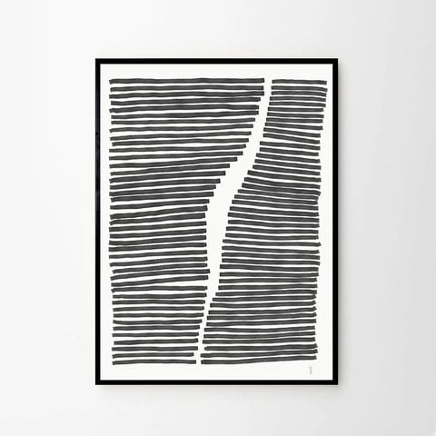 Bộ 5 Tranh Hình Học Modern Lines – Nhịp Điệu Hình Khối