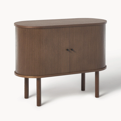 Táp Đầu Giường Gỗ Contemporary Curve