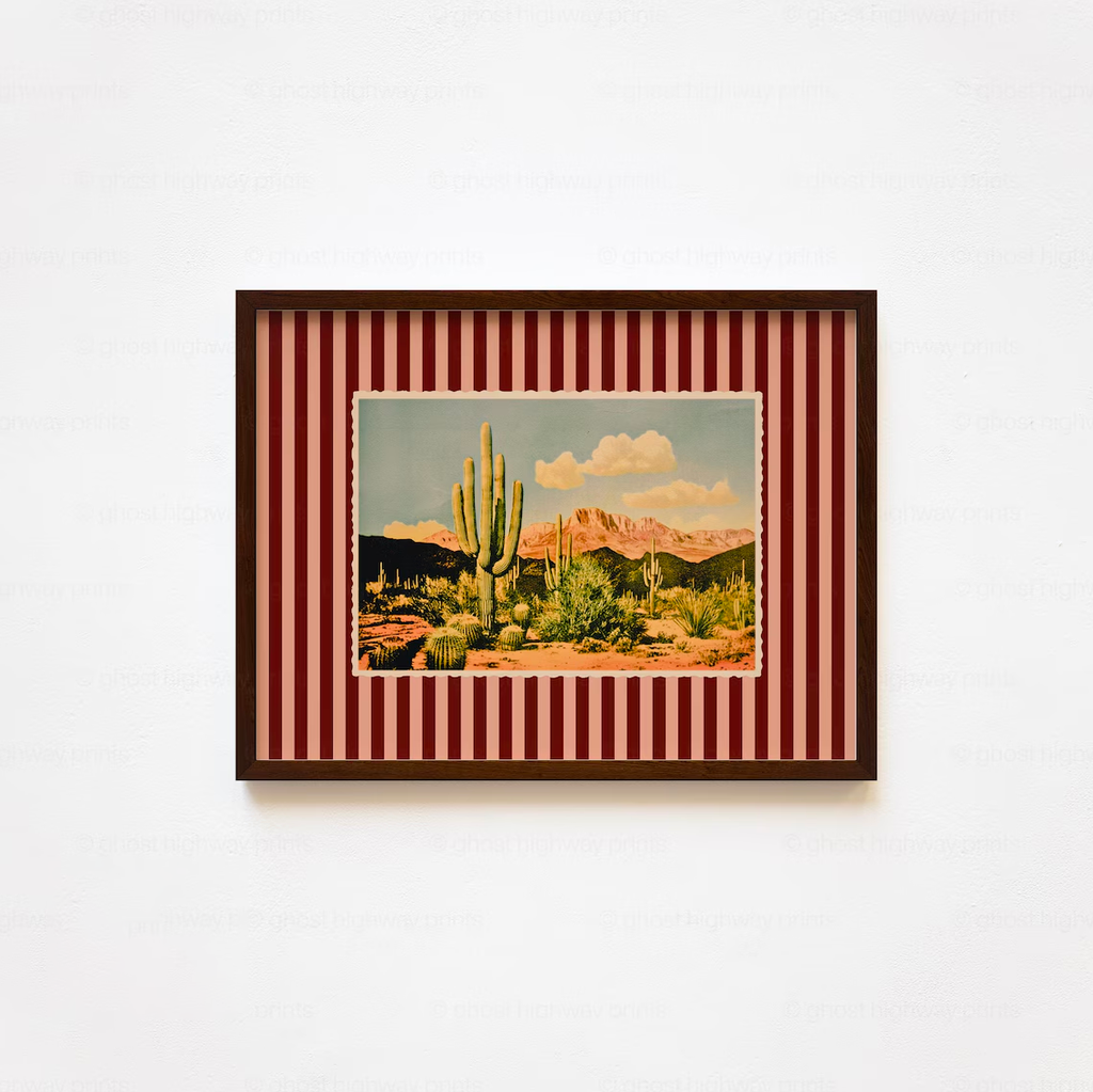 Tranh Treo Tường Retro Desert Landscape