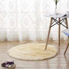 Thảm lông tròn siêu mịn