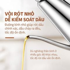 Bình Rót Dầu Inox 304 Vòi Dài Chống Nhỏ Giọt