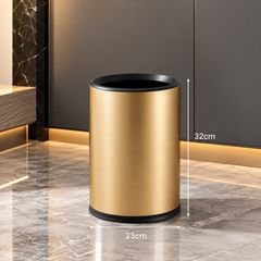 Thùng Rác Inox 2 Lớp Không Nắp Cho Khách Sạn