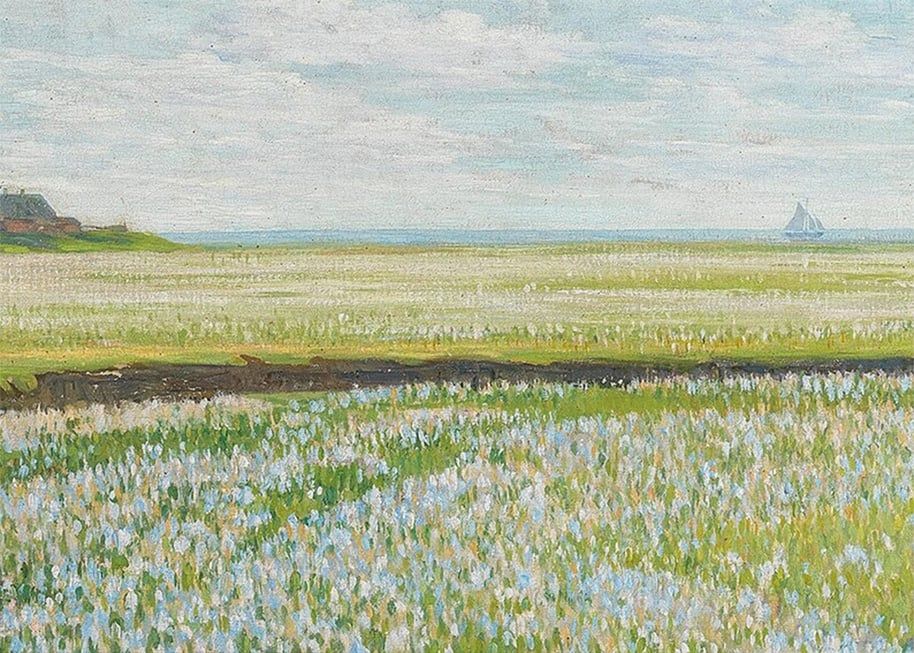 Tranh Phong Cảnh Cánh Đồng Hoa – Meadow in Bloom