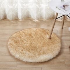 Thảm lông tròn siêu mịn