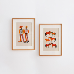 Tranh Treo Tường Wild West Cowboys