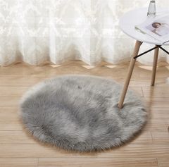 Thảm lông tròn siêu mịn