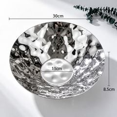 Khay Trưng Bày Thức Ăn Inox 304 Dập Nổi Cao Cấp