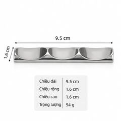 Gác Đũa Muỗng Inox 304 Dáng Lượn Sóng Cao Cấp