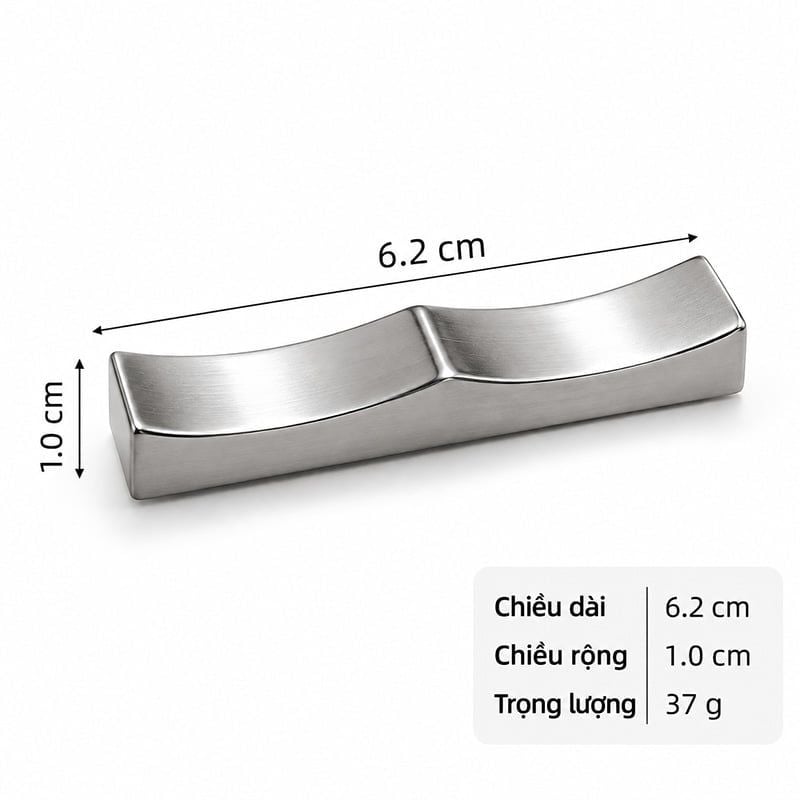 Gác Đũa Muỗng Inox 304 Dáng Lượn Sóng Cao Cấp
