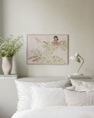 Bộ 12 Tranh Hoa Lá Soft Summer – Vườn Xanh Mùa Hè
