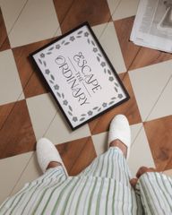 Bộ 6 Tranh Vintage William Morris – Pink Garden