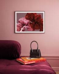 Bộ 10 Tranh Trừu Tượng Nghệ Thuật Tone Đỏ Burgundy