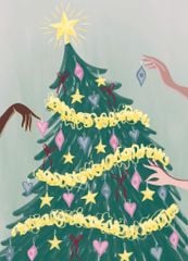 Bộ 4 Tranh Vintage Giáng Sinh – Joyeux Noël