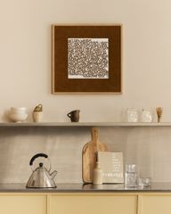 Bộ 9 Tranh Trừu Tượng Hình Khối Nghệ Thuật Tone Beige