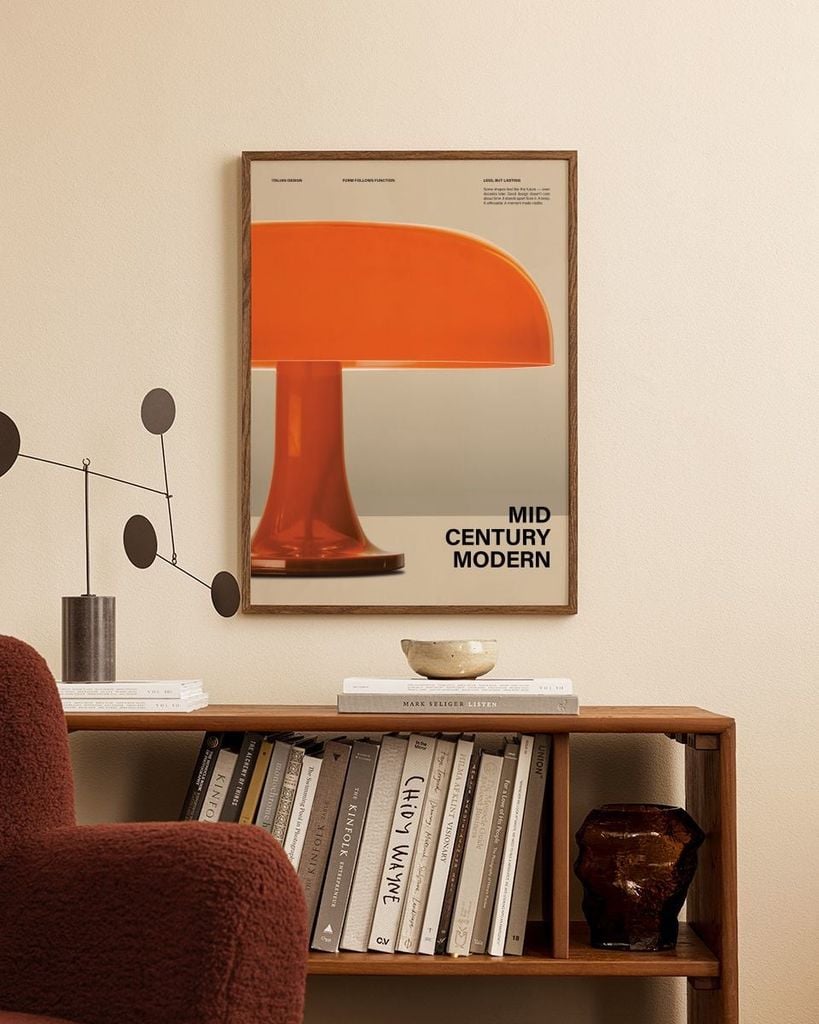 Bộ Tranh Vintage Graphic Mid-Century