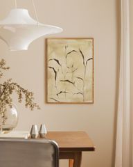 Bộ 9 Tranh Trừu Tượng Hình Khối Nghệ Thuật Tone Beige