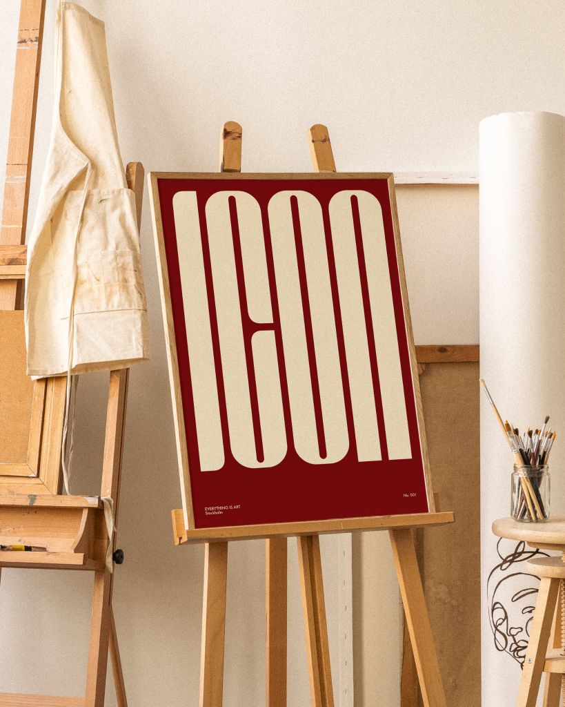 Bộ Tranh Vintage Graphic Mid-Century