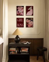 Bộ Tranh Gallery Wall Girl Boss – Coffee & Fashion Retro