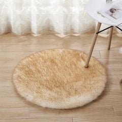 Thảm lông tròn siêu mịn