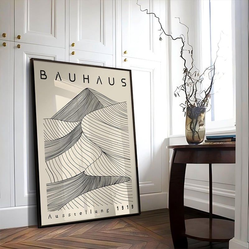 Bộ Tranh Hình Học Bauhaus – Black Geometry
