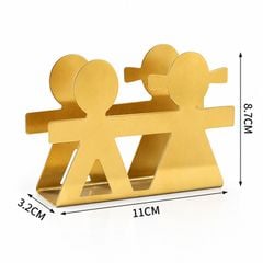 Kẹp Giữ Khăn Ăn Inox Trang Trí Bàn Tiệc