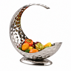 Khay Trưng Bày Thực Phẩm Inox Hình Bán Nguyệt Cho Buffet