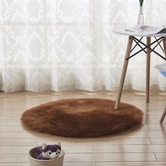 Thảm lông tròn siêu mịn