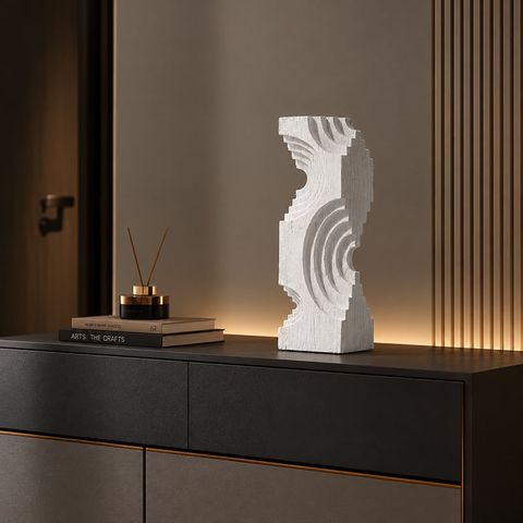 Tượng Decor Trừu Tượng Hình Khối Điêu Khắc
