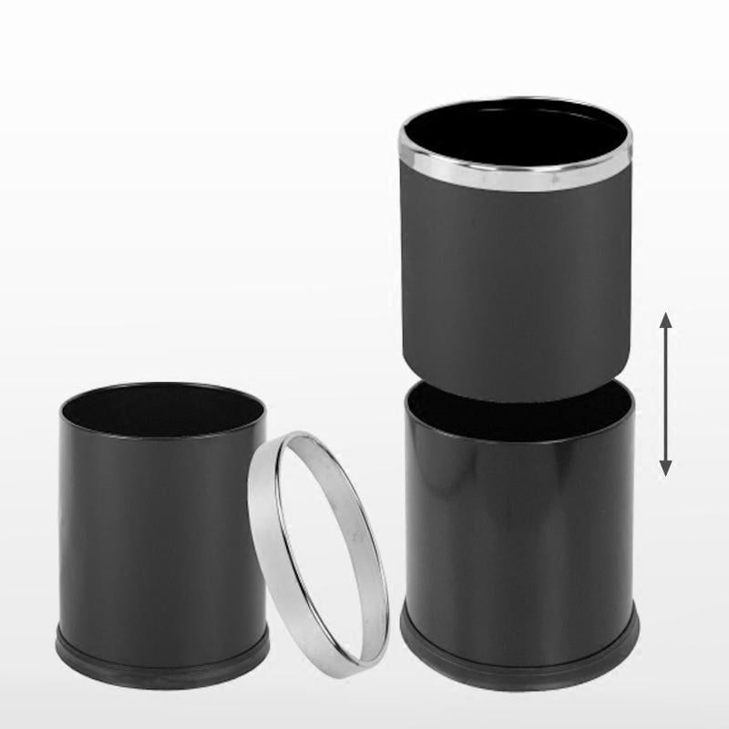 Thùng Rác Inox 2 Lớp Dùng Cho Phòng Khách Sạn