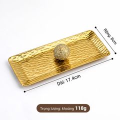Khay Chữ Nhật Đựng Khăn Ướt Inox 304 Cao Cấp