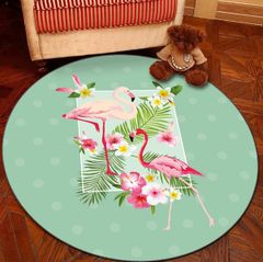 Thảm tròn nhung nỉ họa tiết in hình 3D