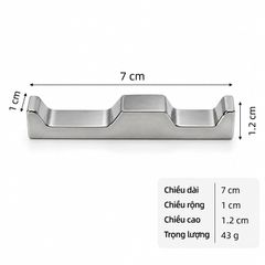 Gác Đũa Muỗng Inox 304 Dáng Lượn Sóng Cao Cấp