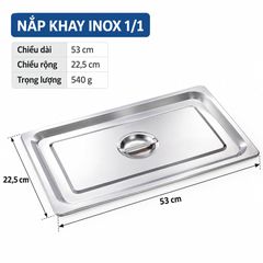 Khay Gastronorm Inox 304 Đựng Thực Phẩm Nhà Hàng Khách Sạn