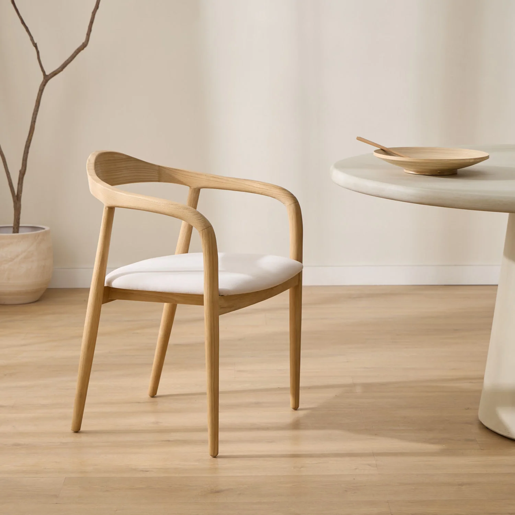 Bộ Bàn Ăn 4 Ghế Bầu Dục Gỗ Tần Bì Verona